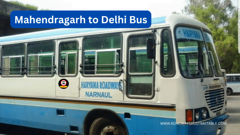 Mahendragarh to Delhi Bus