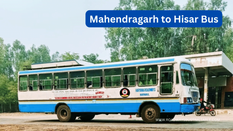 Mahendragarh to Hisar Bus