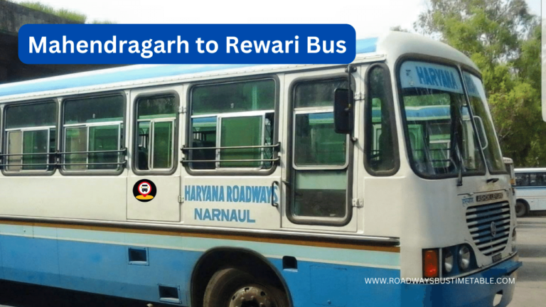 Mahendragarh to Rewari Bus