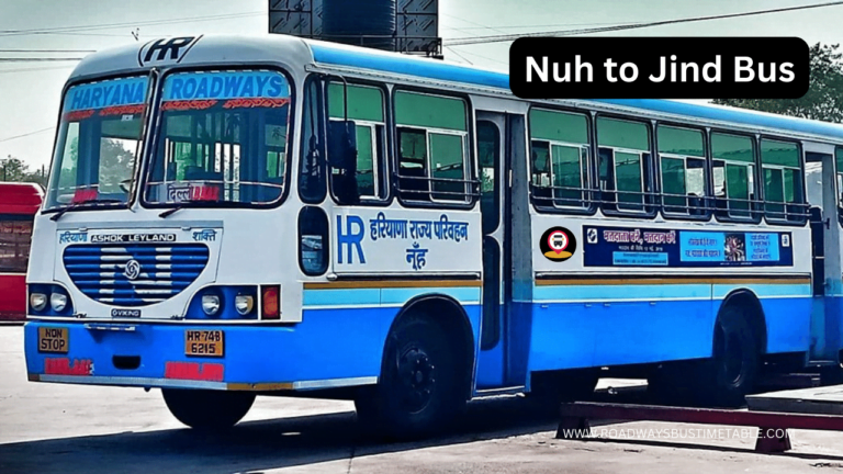 Nuh to Jind Bus