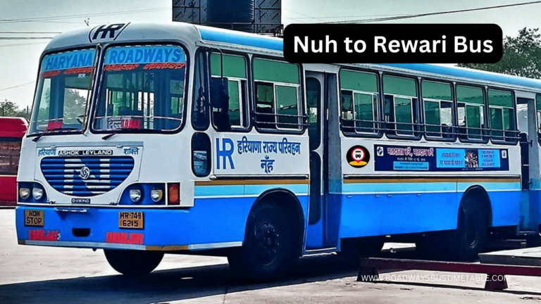 Nuh to Rewari Bus