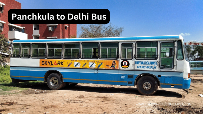 Panchkula to Delhi Bus