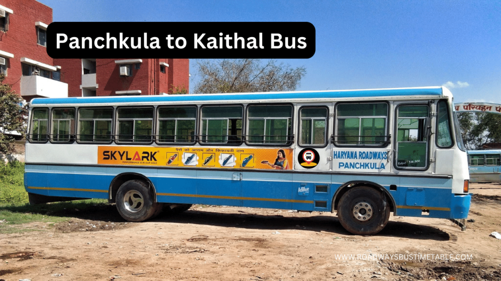 Panchkula to Kaithal Bus