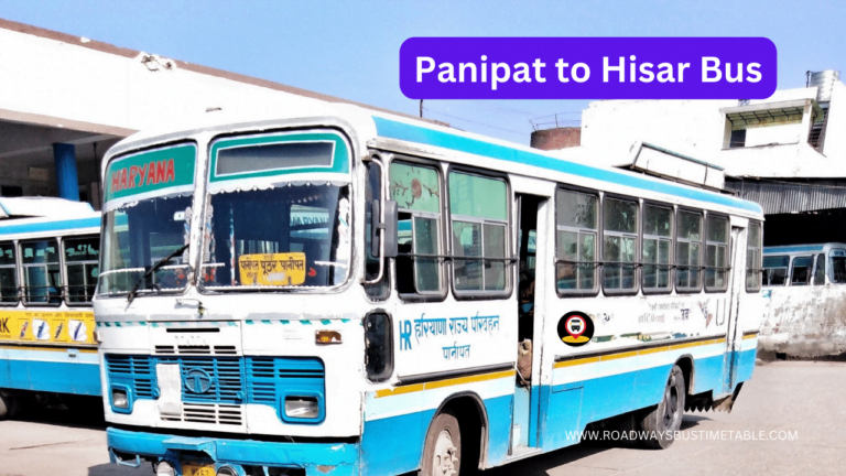 Panipat to Hisar Bus