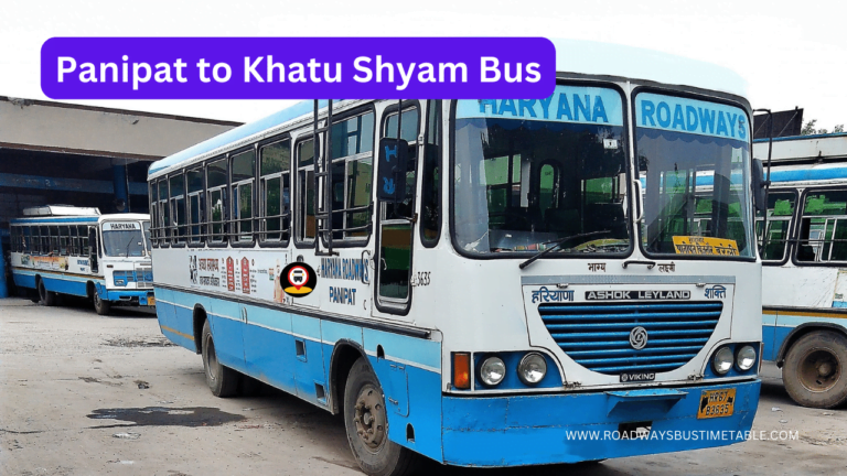 Panipat to Khatu Shyam Bus