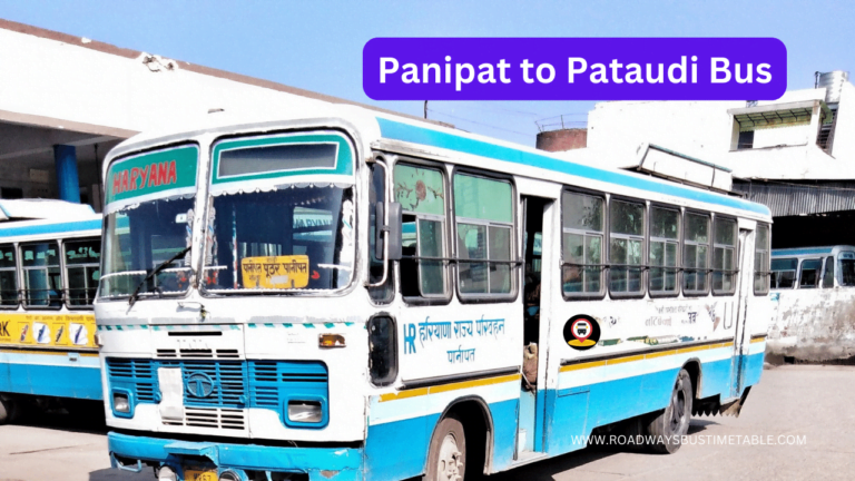 Panipat to Pataudi Bus
