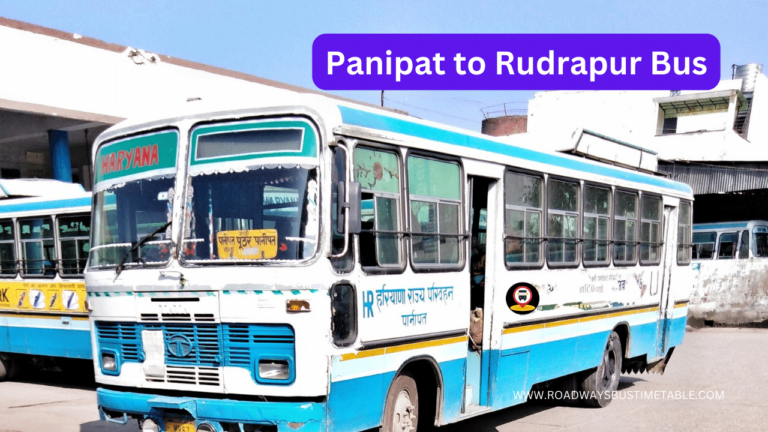 Panipat to Rudrapur Bus