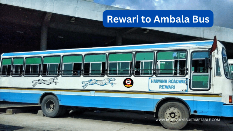 Meerut To Ambala Roadways Bus Time Table Ambala » Roadways Bus Time Table
