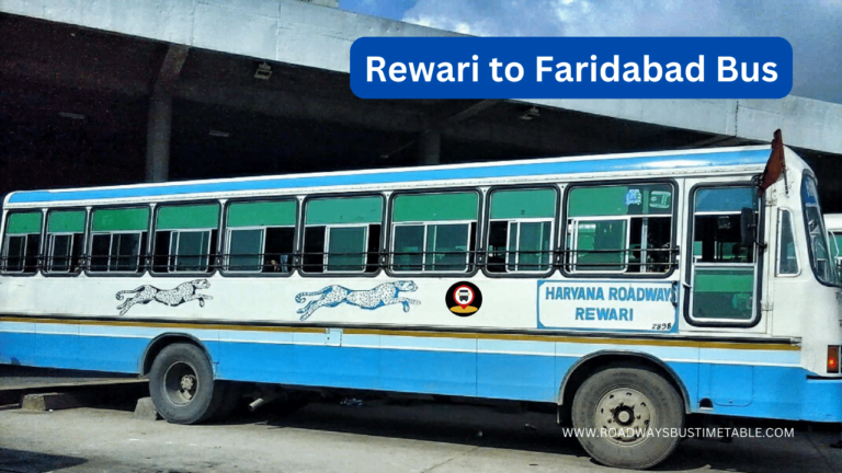 Rewari to Faridabad Bus