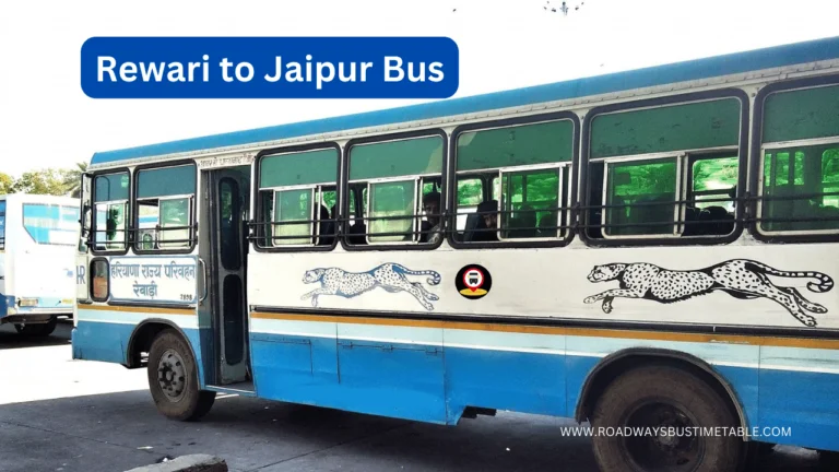 Rewari to Jaipur Bus