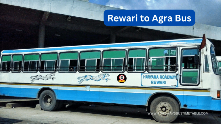Rewari to Agra Bus