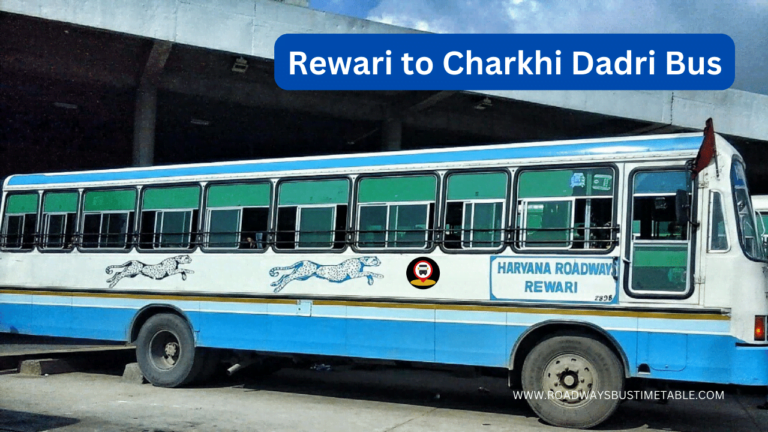 Rewari to Charkhi Dadri Bus
