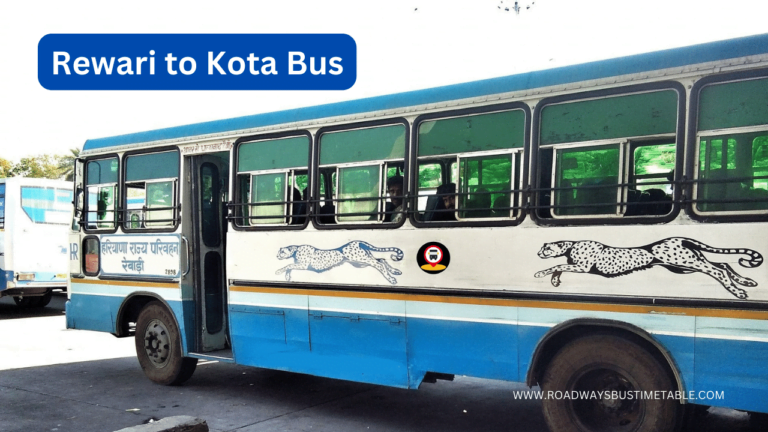 Rewari to Kota Bus