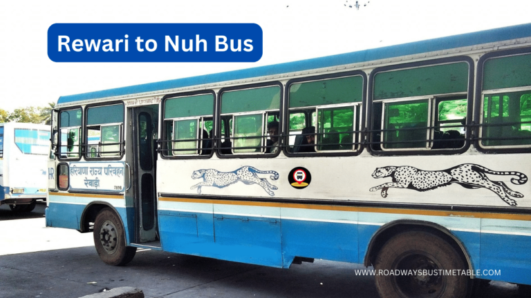 Rewari to Nuh Bus