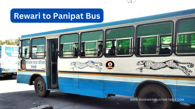 Rewari to Panipat Bus