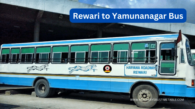 Rewari to Yamunanagar Bus