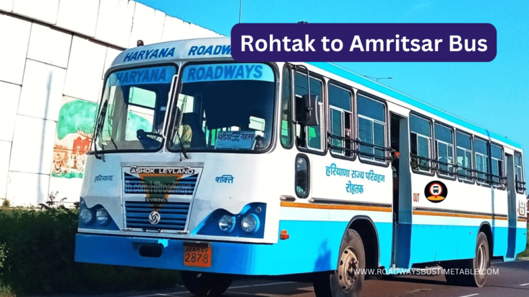 Rohtak to Amritsar Bus