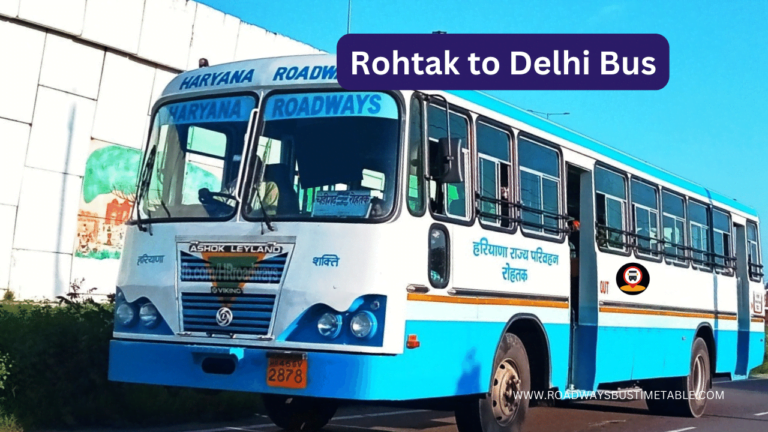 Rohtak to Delhi Bus
