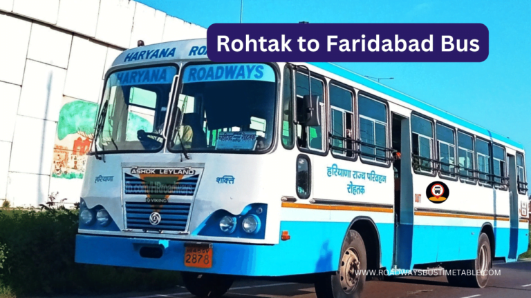 Rohtak to Faridabad Bus