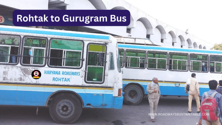 Rohtak to Gurugram Bus