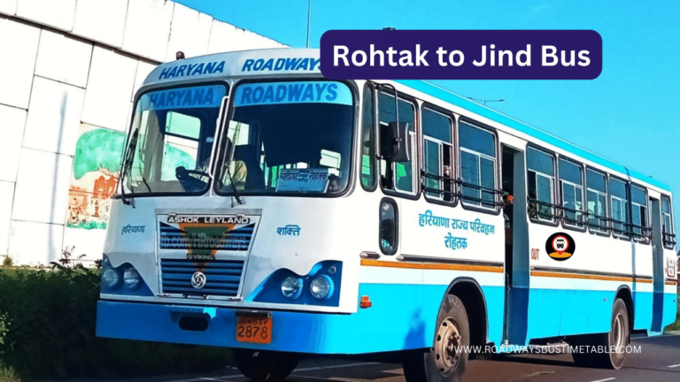 Rohtak to Jind Bus