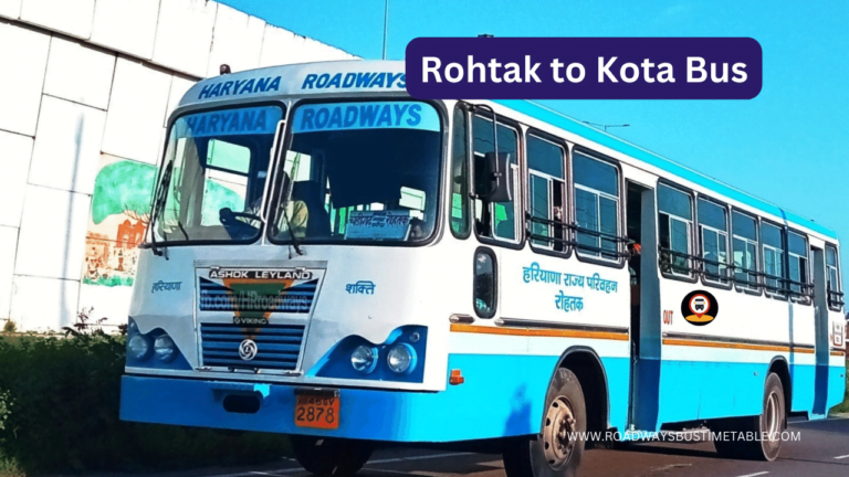 Rohtak to Kota Bus