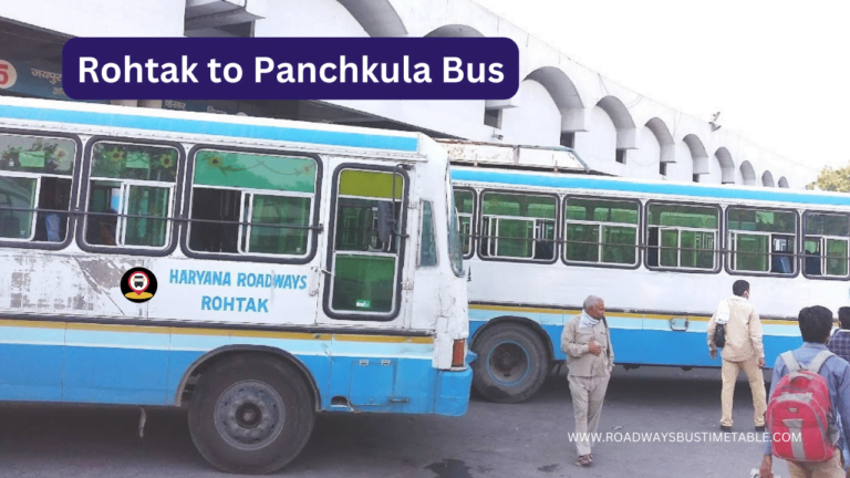 Rohtak to Panchkula Bus