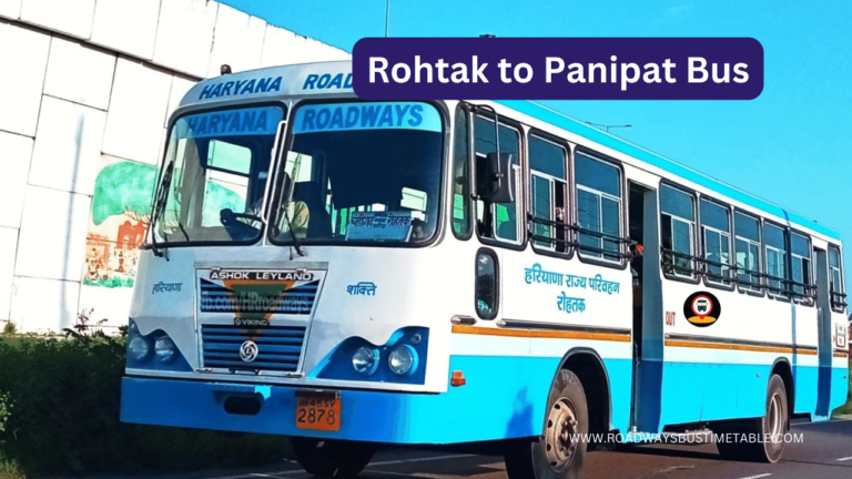 Rohtak to Panipat Bus