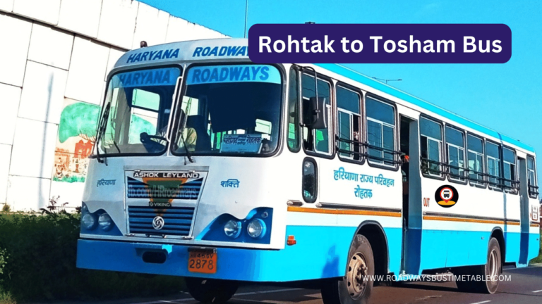 Rohtak to Tosham Bus