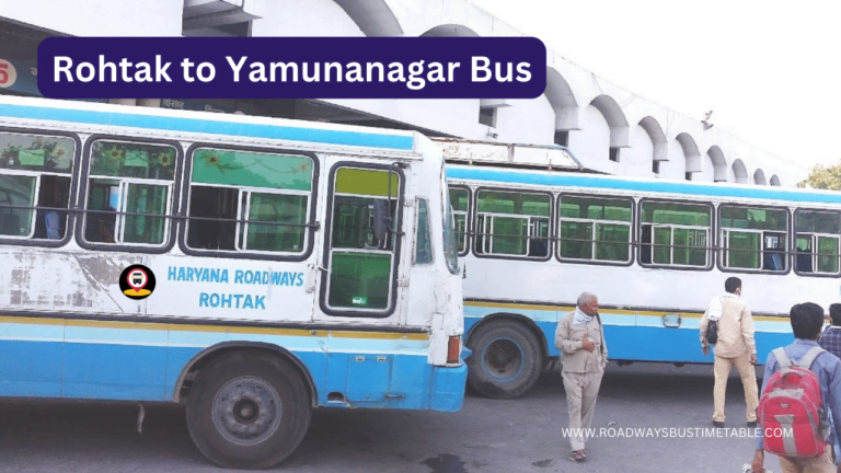Rohtak to Yamunanagar Bus