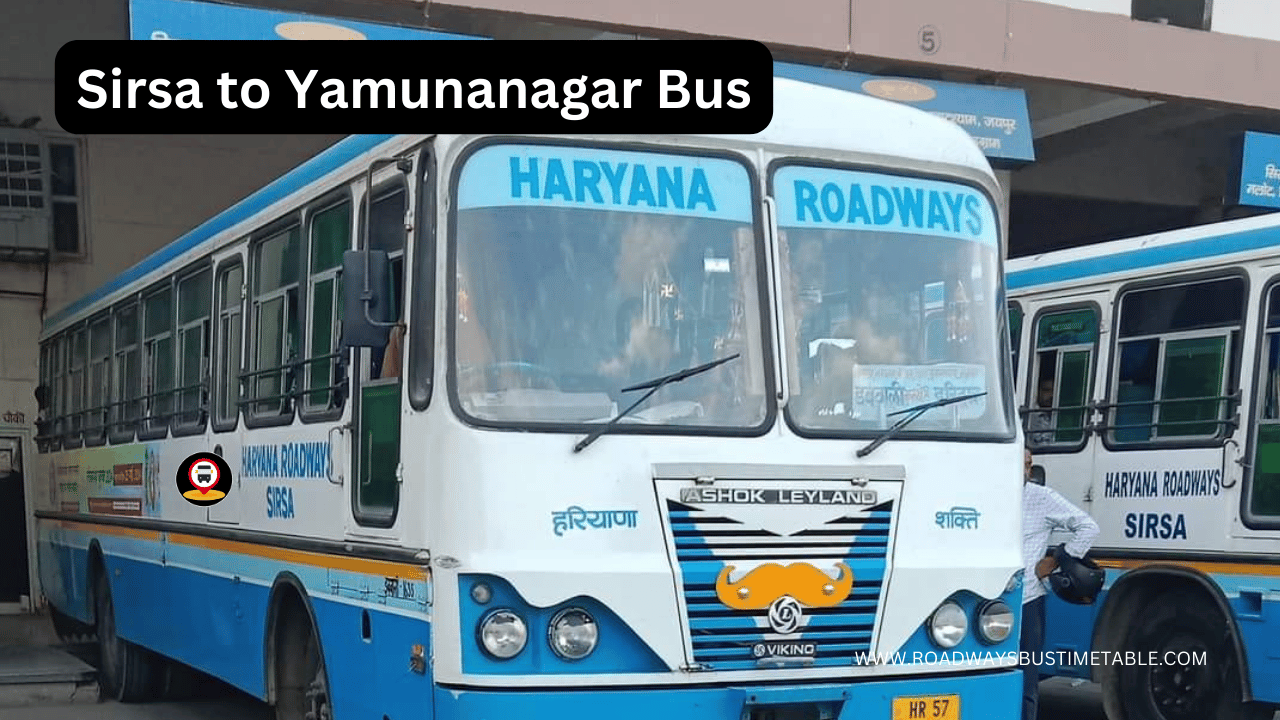 Sirsa to Yamunanagar Bus