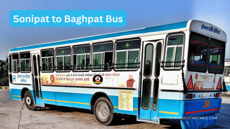 Sonipat to Baghpat Bus