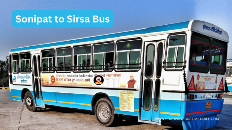 Sonipat to Sirsa Bus
