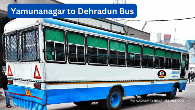 Yamunanagar to Dehradun Bus