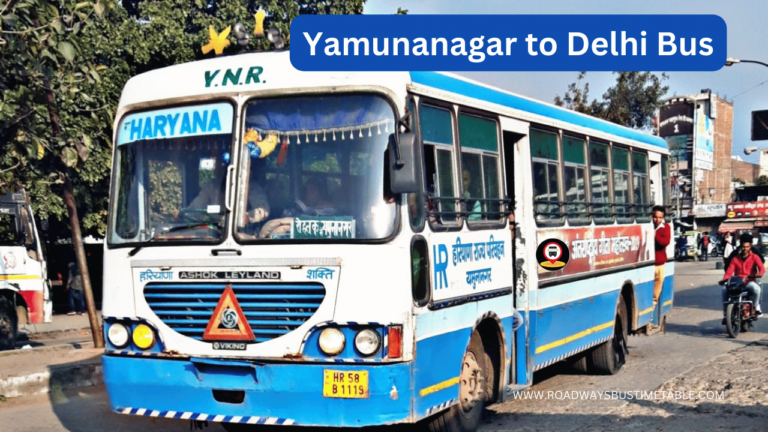 Yamunanagar to Delhi Bus