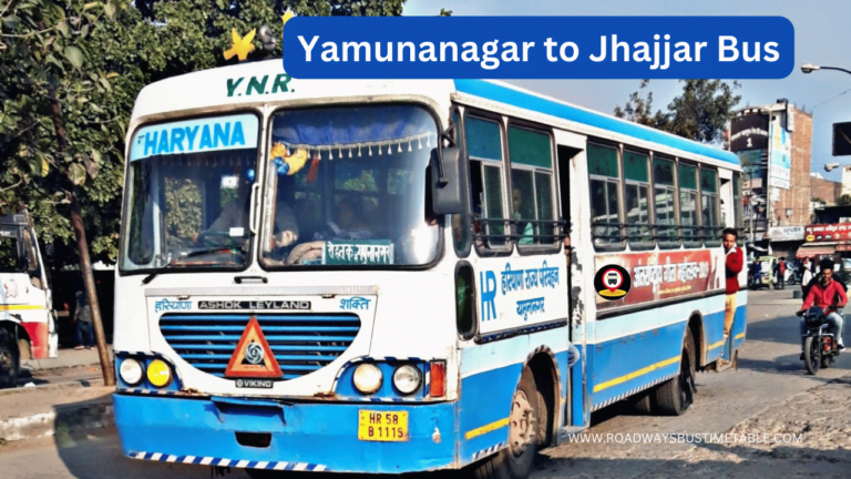 Yamunanagar to Jhajjar Bus
