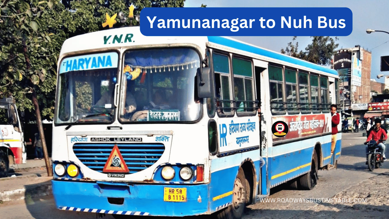 Yamunanagar to Nuh Bus
