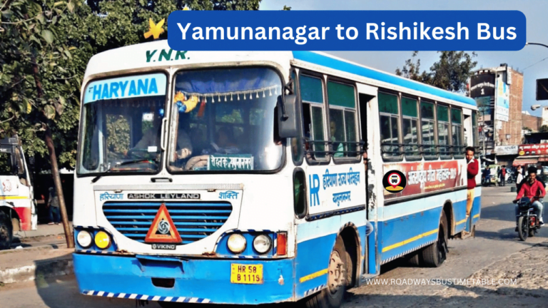Yamunanagar to Rishikesh Bus